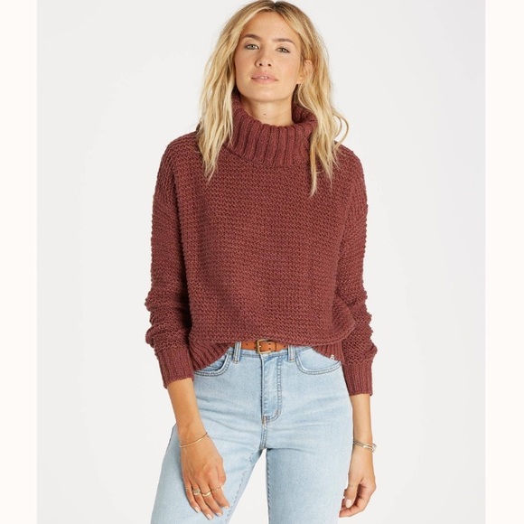 π₯π₯BILLABONG - CHUNKY TURTLE NECK SWEATERπ₯π₯ - Picture 2 of 7